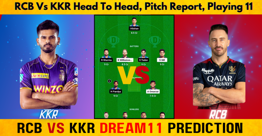 RCB vs KKR Dream11 Prediction IPL Fantasy Cricket Tips Playing XI Pitch Report Injury Updates For Match 10 of IPL 2024
